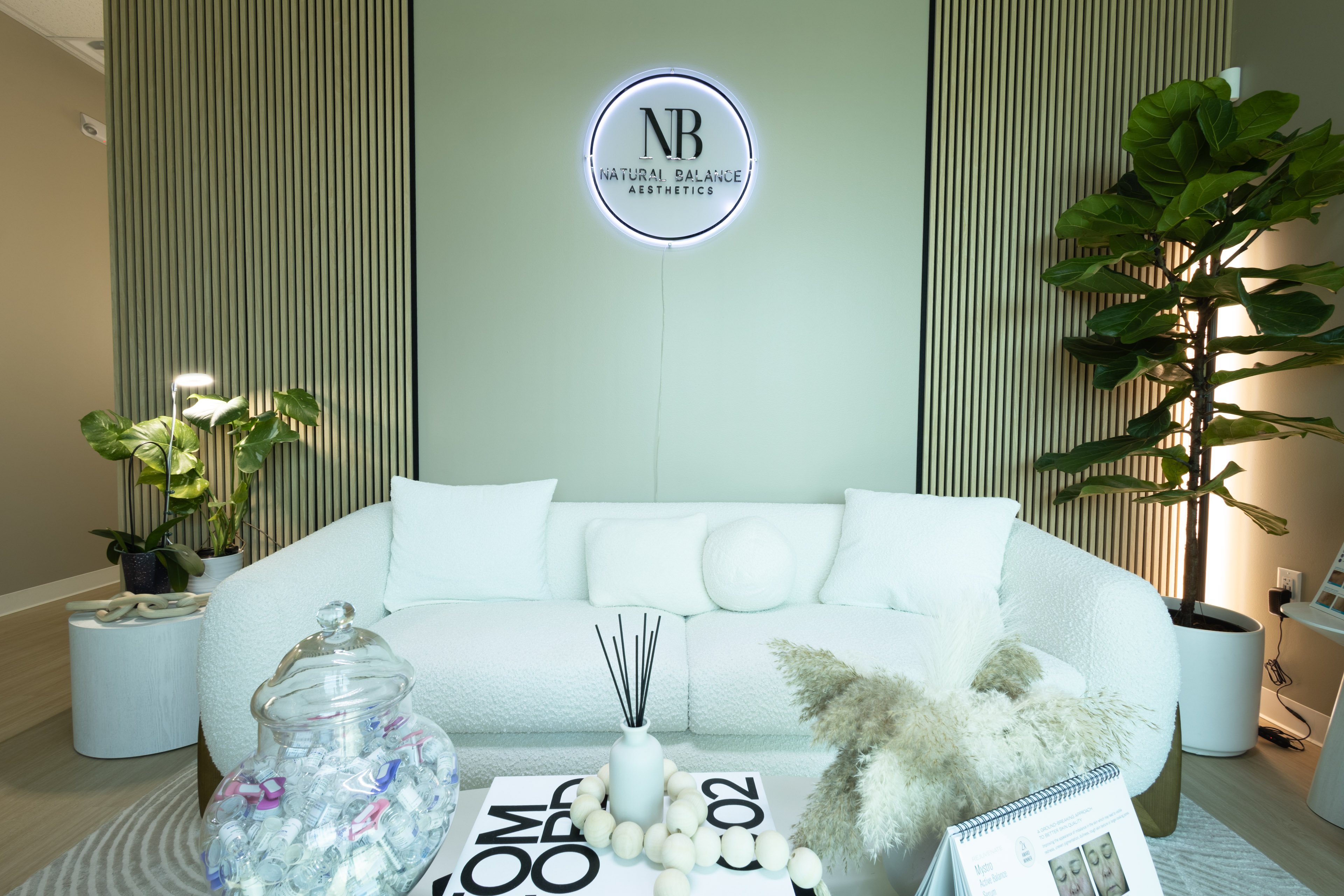 Natural Balance Aesthetics spa interior